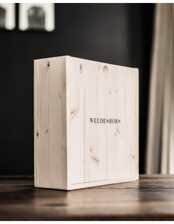 Holzkiste für 3 Flaschen